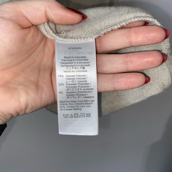 Madewell The Dreamiest Knit Tee in Oatmeal - Picture 7 of 8